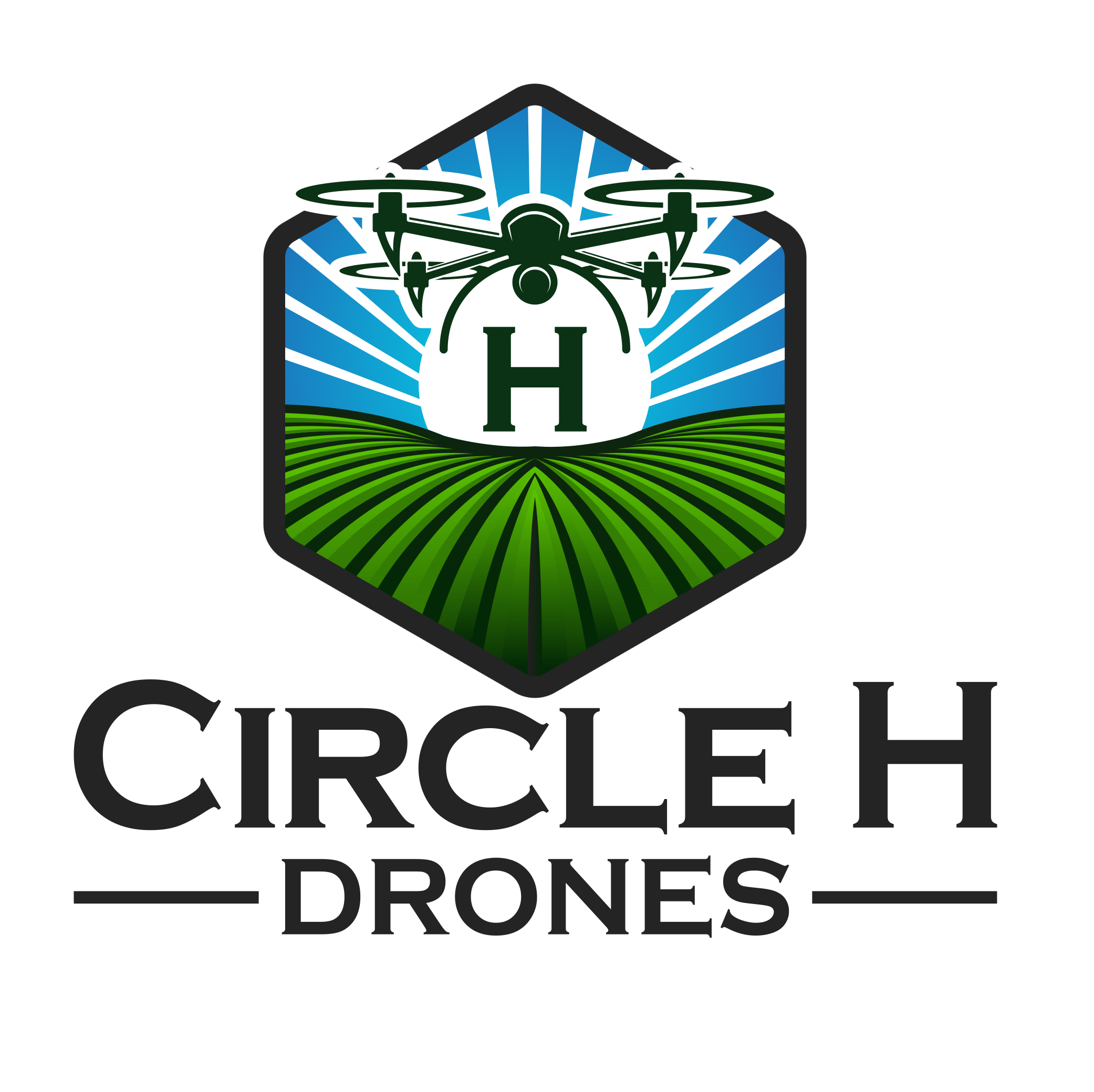 Circle H Drones Logo